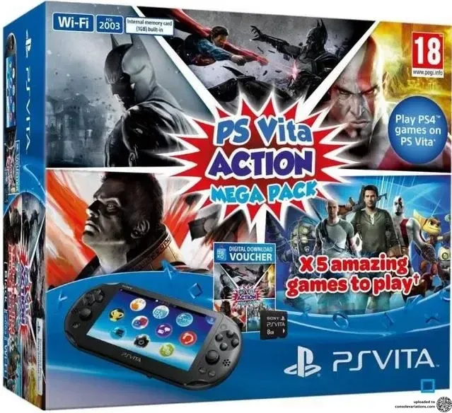 PS VITA セット Consolevariations - Sony PS Vita Slim Action Pack Mega Pack