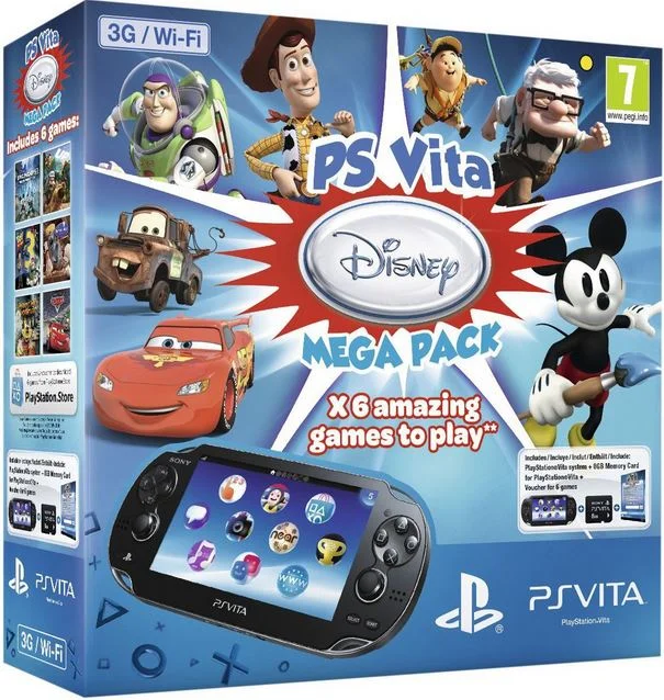  Sony PS Vita Disney Mega Pack