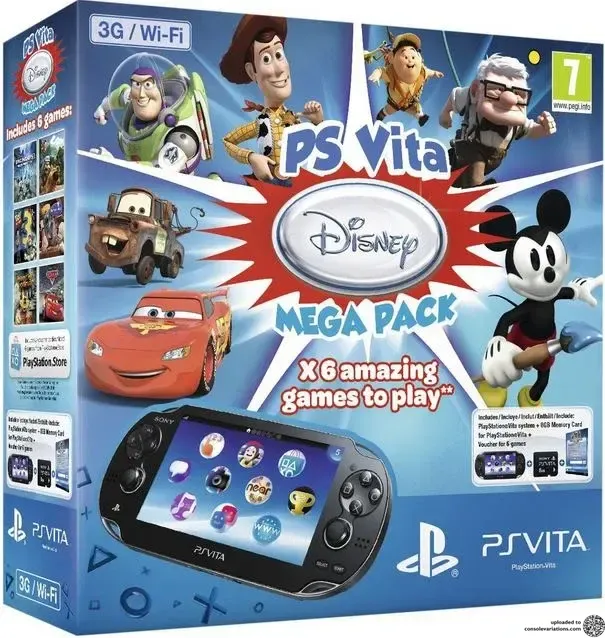 Consolevariations - Sony PS Vita Disney Mega Pack | Consolevariations