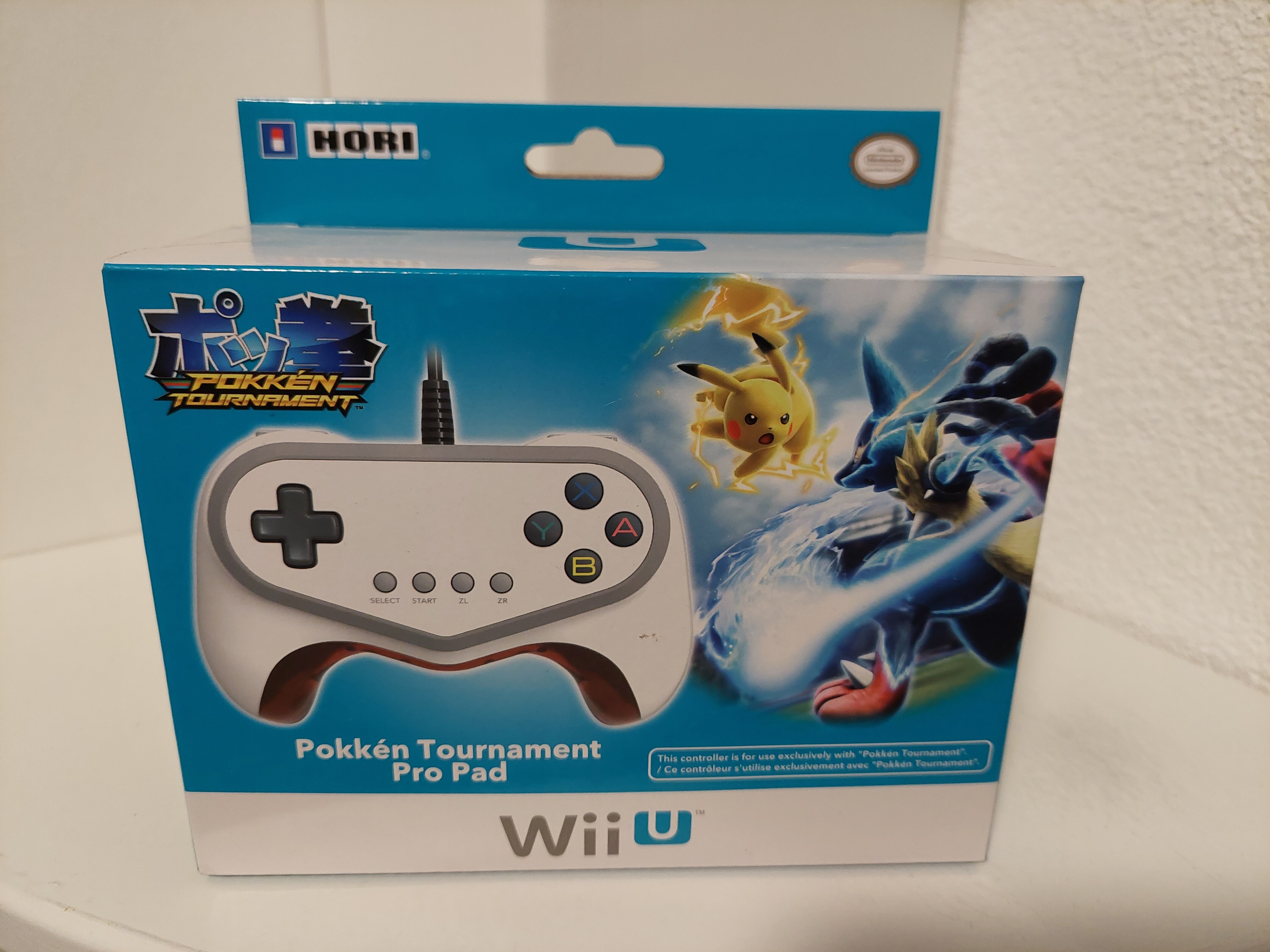  Nintendo Wii U Pokken Tournament White Pro Pad