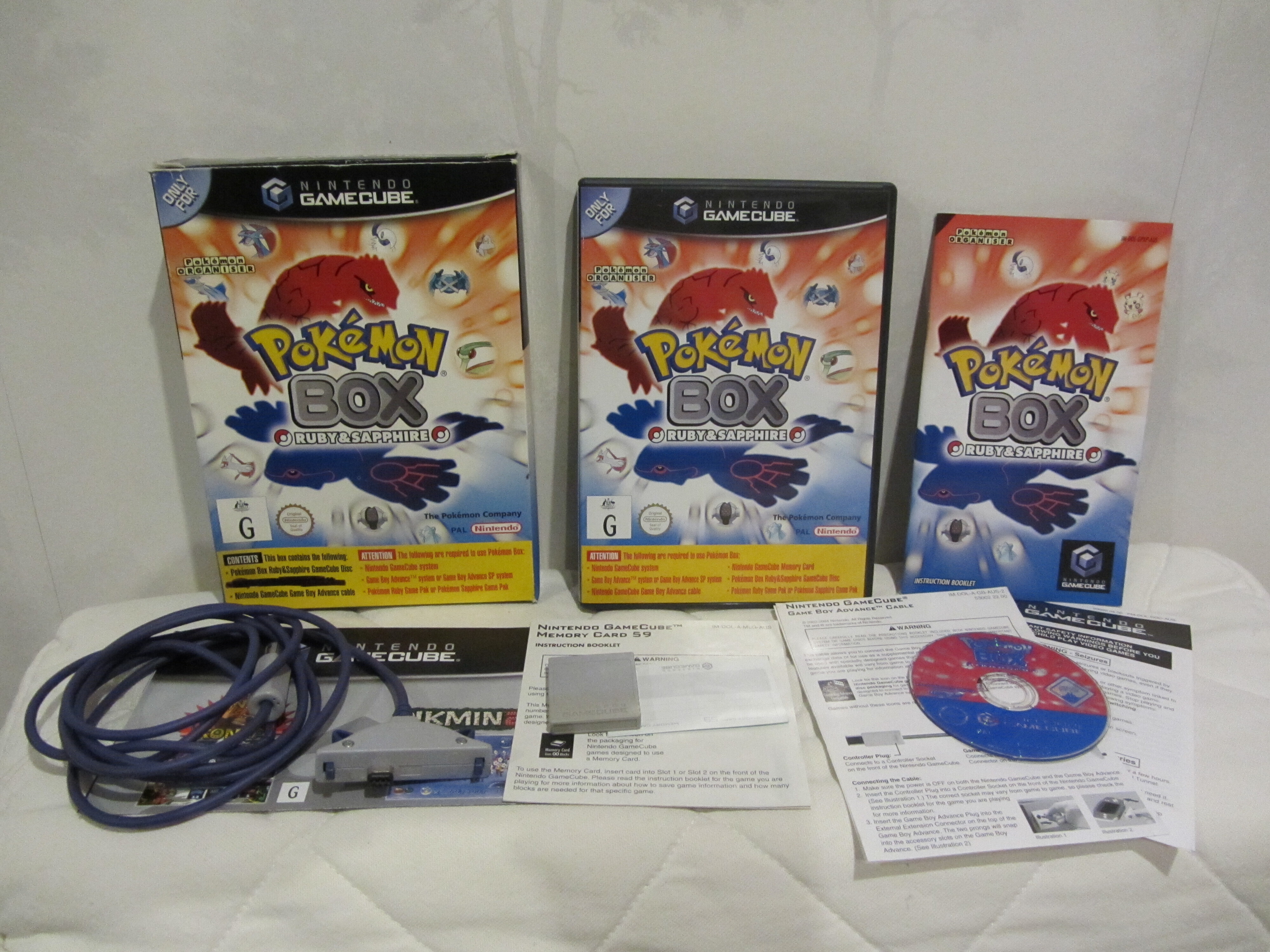  Nintendo GameCube Pokemon Box Bundle