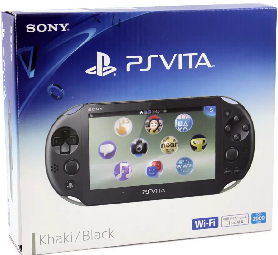  Sony PS Vita Slim Khaki / Black Console
