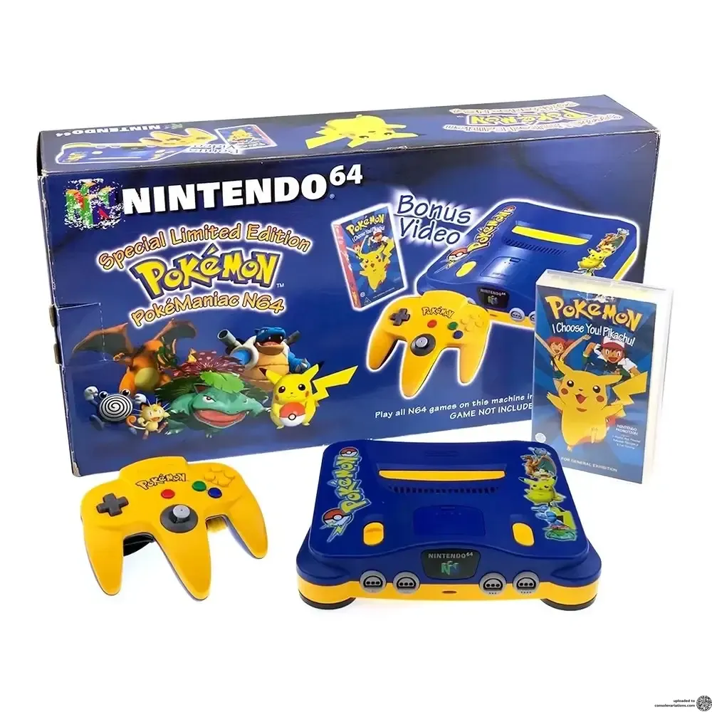 64ポケモンバージョン Consolevariations - Nintendo 64 Pokemaniac Console | Consolevariations