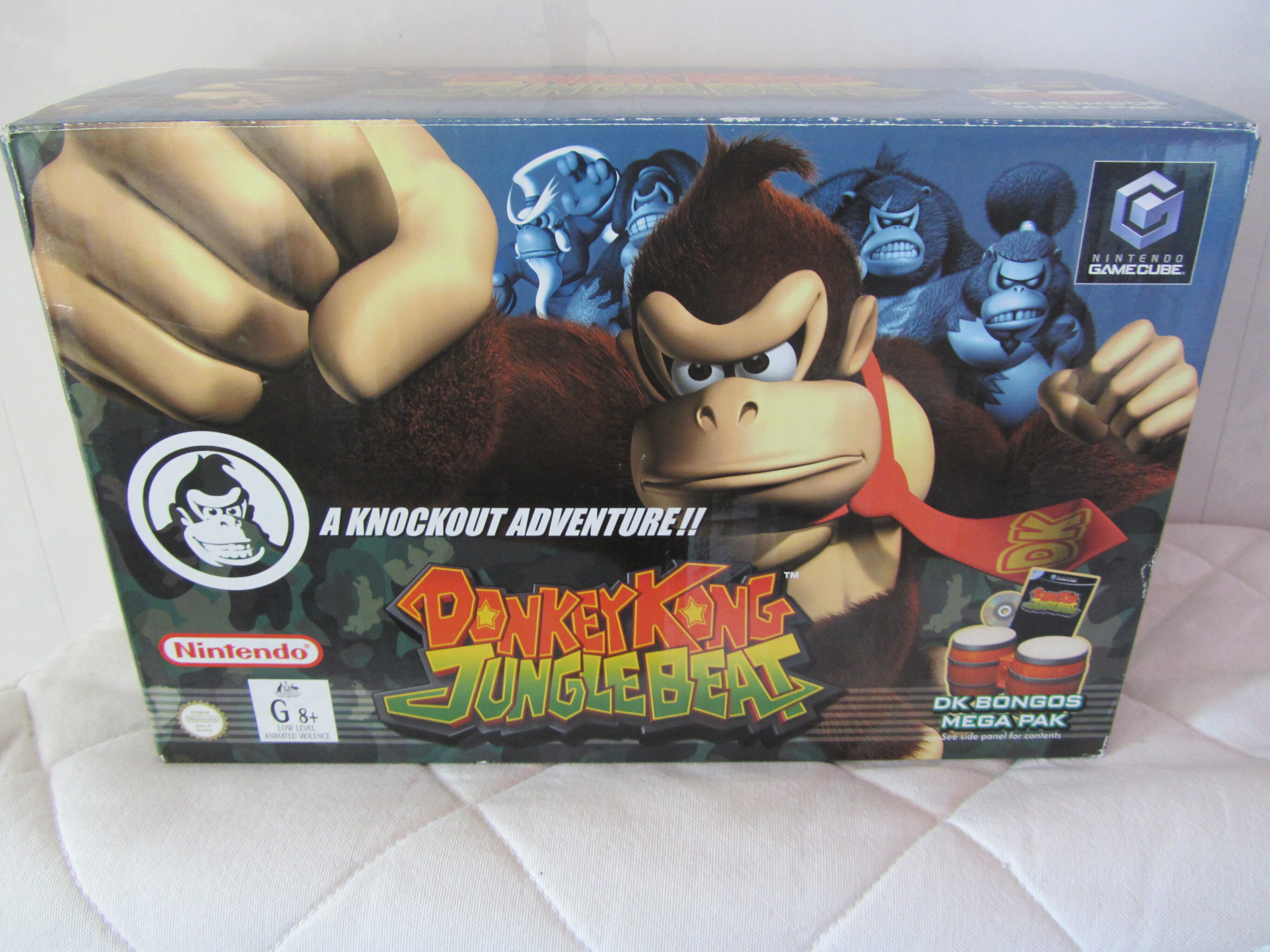  Gamecube Donkey Kong Jungle Beat Bongos Bundle [AUS]