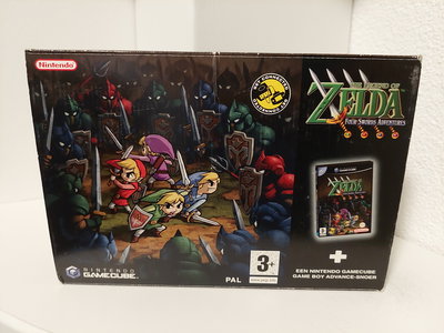 Nintendo GameCube Zelda Four Swords Adventures GBA Link Cable Bundle