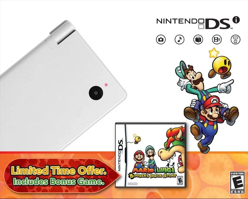  Nintendo DSi Mario &amp; Luigi Bundle
