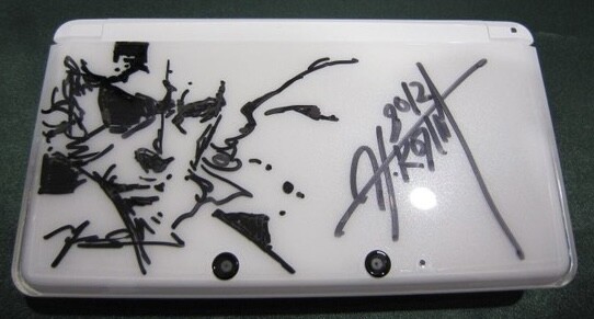  Nintendo 3DS Metal Gear Solid 3D Big Boss Signed Console