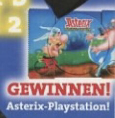  Sony PlayStation MausKlick Asterix Console