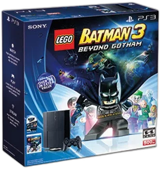  Sony PlayStation 3 Super Slim Lego Batman 3 Bundle