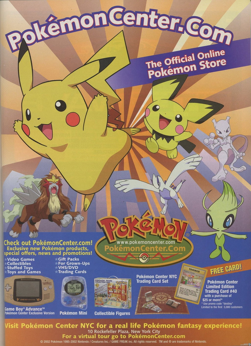 nintendo new york pokemon cards Pokmon TCG Gameboy requires 2 AA batteries. Pokemon Fan in NYC?? ,