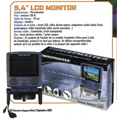 Thrustmaster GameCube 5.4" LCD Monitor