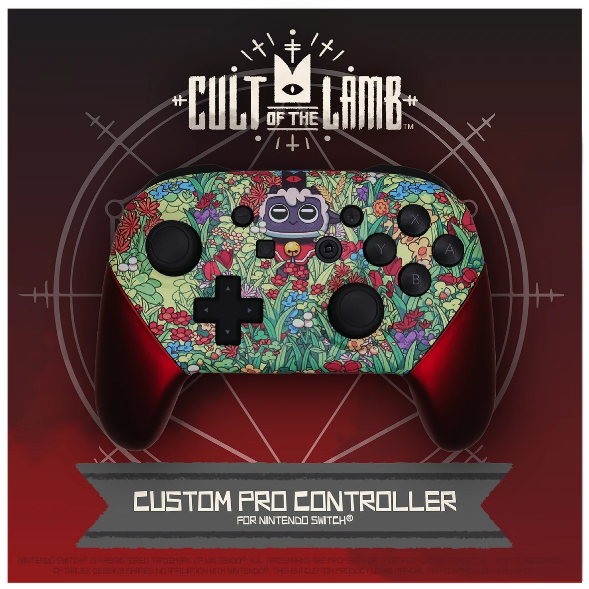  Nintendo Switch Cult of the Lamb Pro Controller