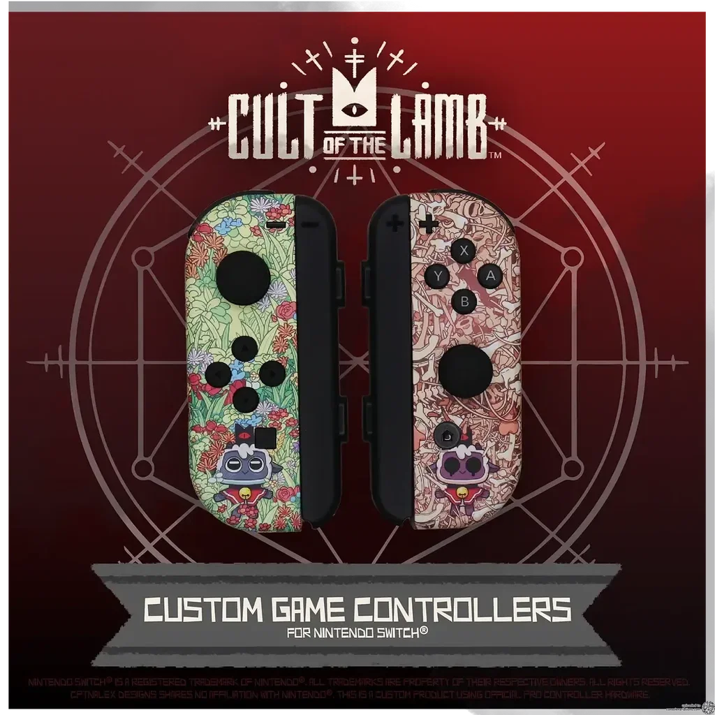 Nintendo switch ジョイコンおまけ Consolevariations - Nintendo Switch Cult of the Lamb Joy-Con