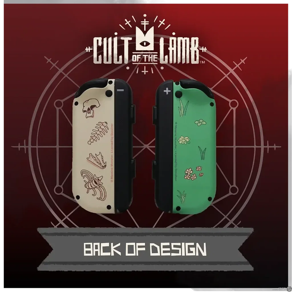 Consolevariations - Nintendo Switch Cult of the Lamb Joy-Con
