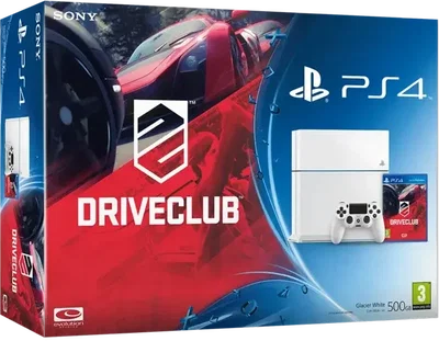 Sony PlayStation 4 Driveclub White Bundle