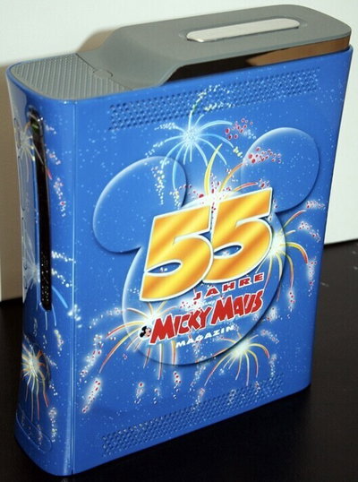 Microsoft Xbox 360 Mickey Maus 55th Anniversary Console