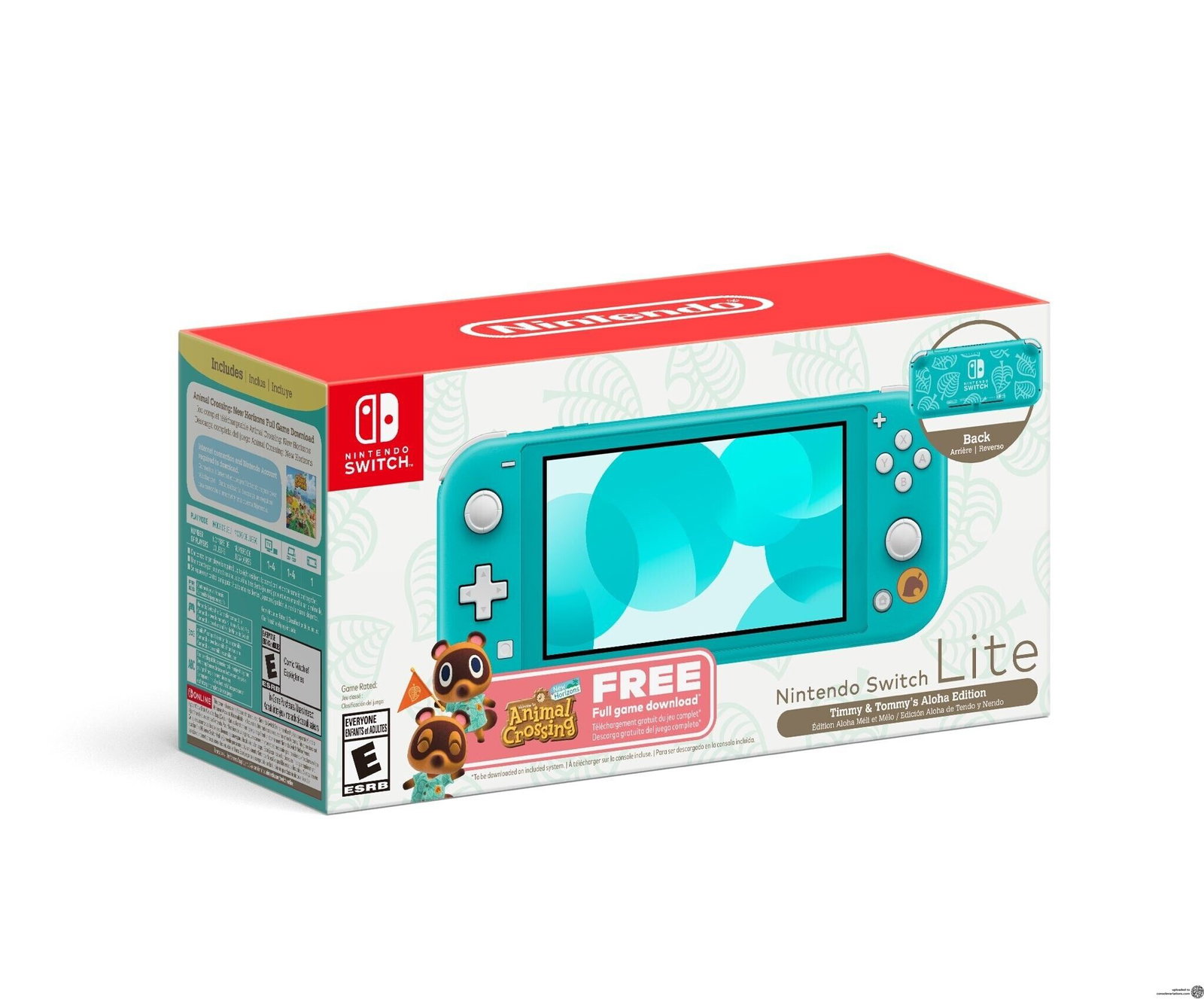 Consolevariations - Nintendo Switch Lite Turquoise Timmy & Tommy's