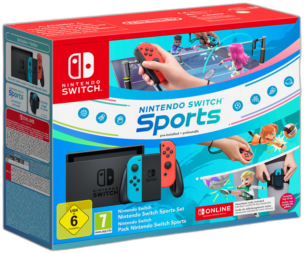  Nintendo Switch Switch Sports + 3 Month Switch Online Bundle [EU]
