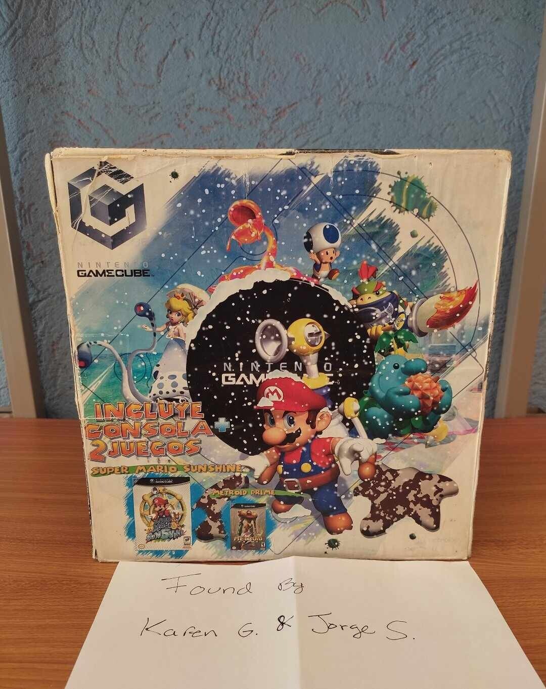  Nintendo GameCube Mario Sunshine + Metroid Bundle [MX]