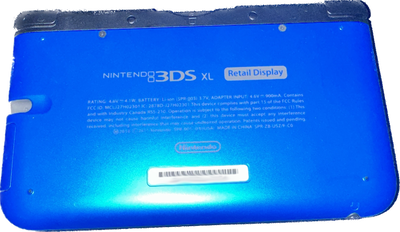 Nintendo 3DS XL Metallic Blue Retail Display