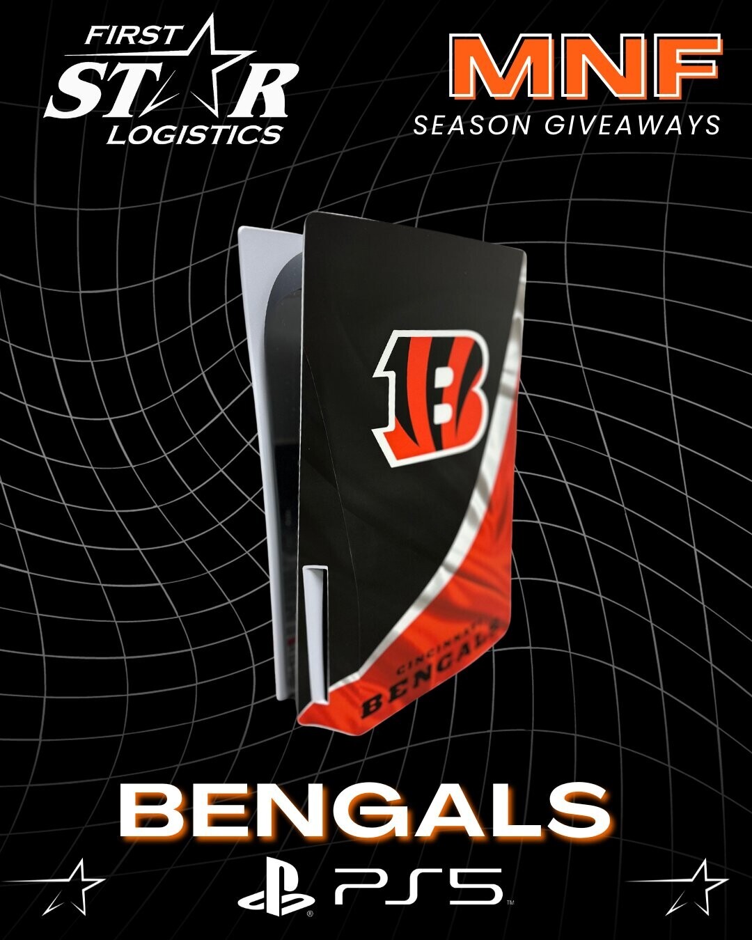  Sony PlayStation 5 Bengals Console