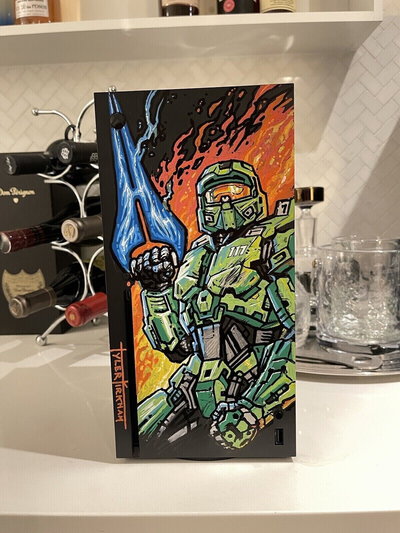 Microsoft Xbox Series X Comic Book Master Chief Console