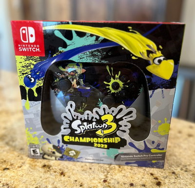 Nintendo Switch Splatoon 3 Championship 2023 Pro Controller 