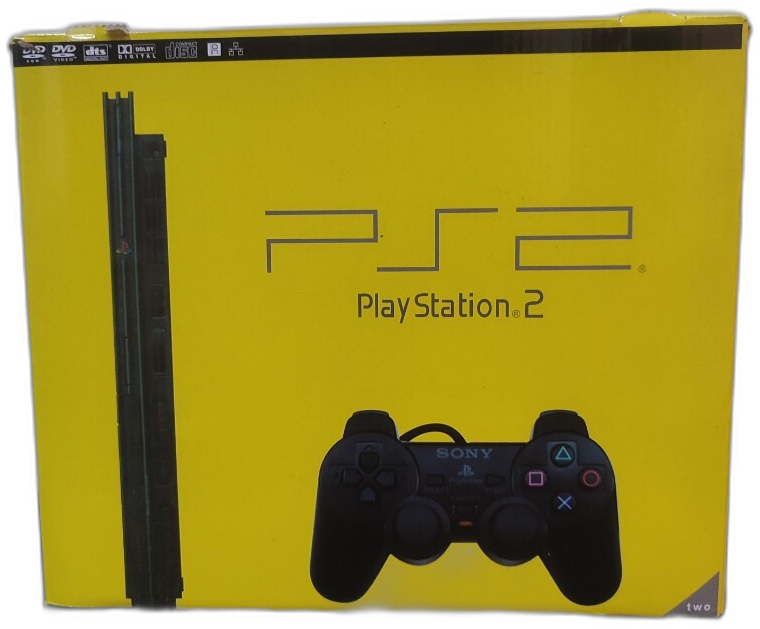 Sony PlayStation 2 Slim Yellow Box Console