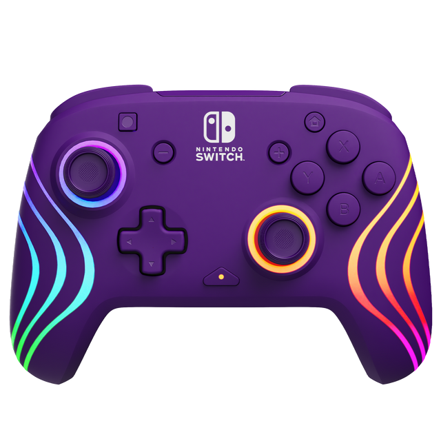  PDP Switch Afterglow Wave Purple Wireless Controller