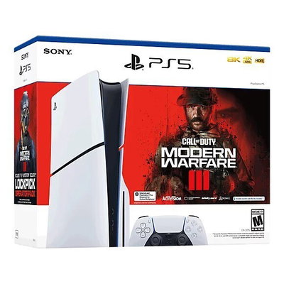 Sony PlayStation 5 Slim White Call Of Duty Modern Warfare III Bundle [NA]