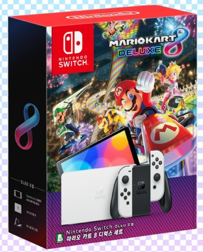 Nintendo Switch OLED Model Mario Kart 8 Deluxe Bundle [KOR]