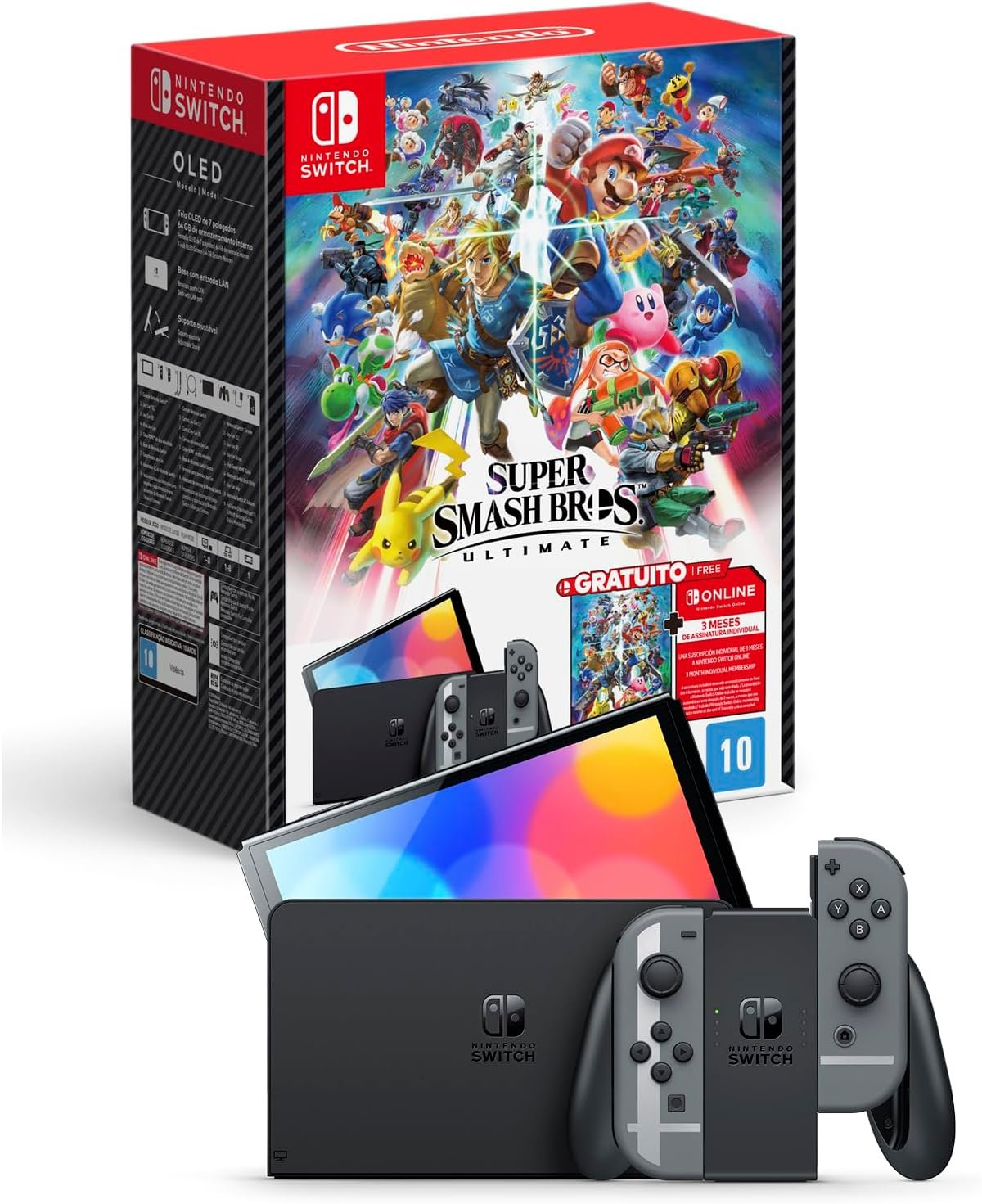 Nintendo Switch Super Smash Bros Ultimate Console [US] - Consolevariations