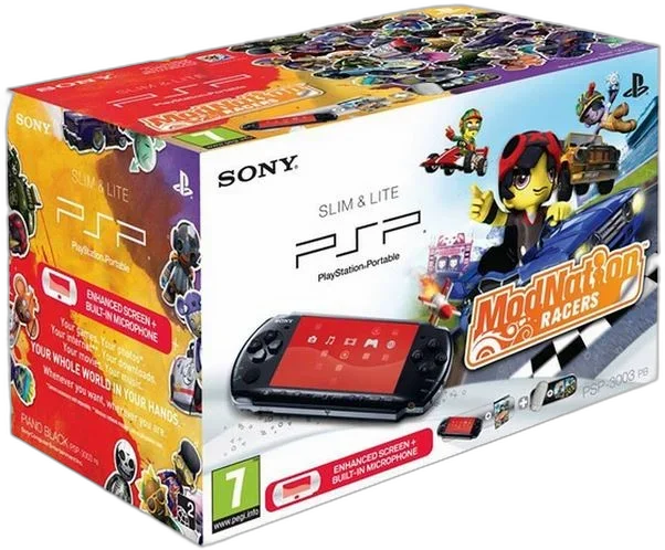  Sony PSP 3000 Mod Nation Racers Bundle