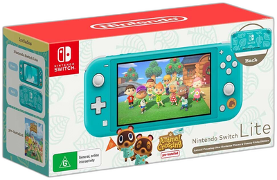Nintendo Switch Lite Animal Crossing: New Horizons Timmy & Tommy Aloha Console [AU]