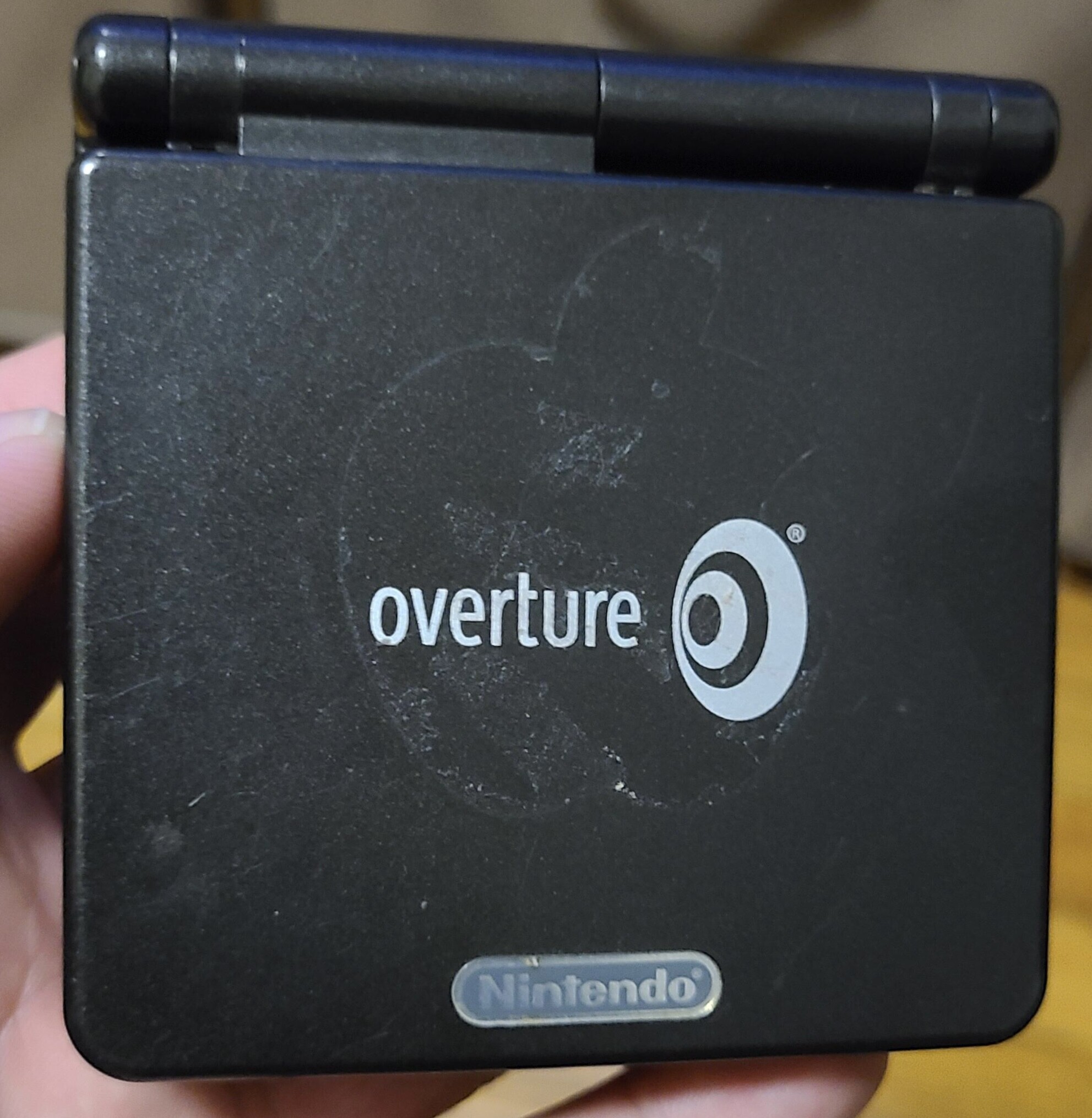  Nintendo Game Boy Advance SP Black Overture Console