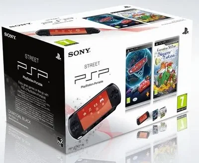 Sony PSP E1000 Street Cars 2 + Geronimo Bundle