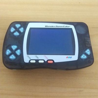 Bandai WonderSwan Color Clear Black Early Prototype Console