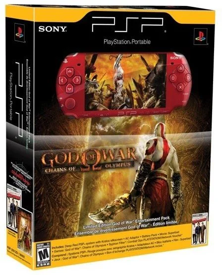  Sony PSP 2000  God of War Chains of Olympus Bundle