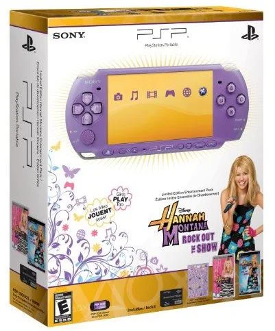  Sony PSP 3000 Purple Hannah Montana Bundle [NA]