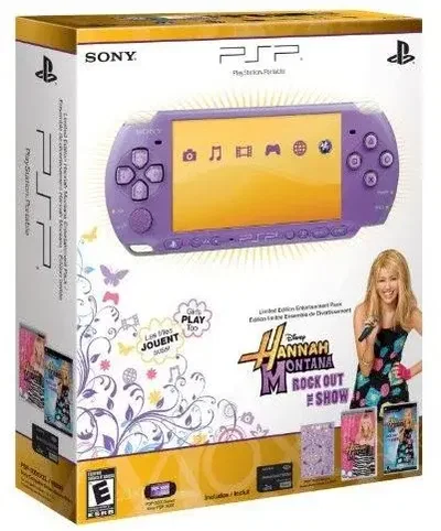 Sony PSP 3000 Purple Hannah Montana Bundle [NA]
