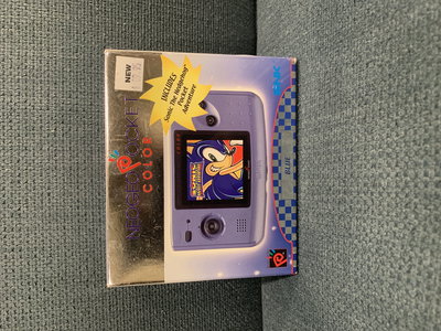 Neo Geo Pocket Color Blue Sonic The Hedgehog Pocket Adventure Bundle