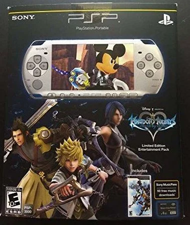  Sony PSP 3000 Kingdom Hearts Birth By Sleep Bundle