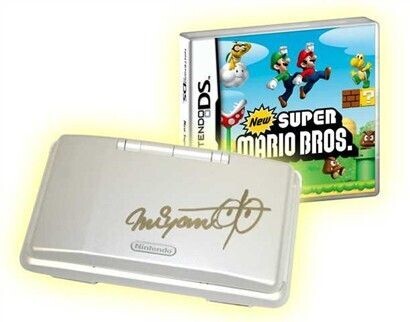  Nintendo DS Bergsala Miyamoto Autographed Console