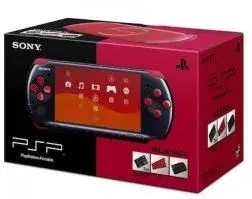 Sony PSP 3000 Black and Red Console