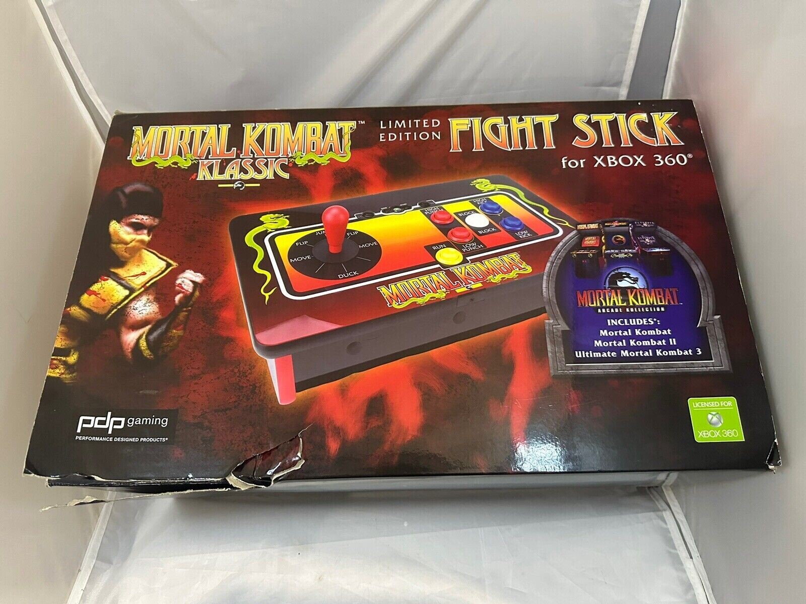 PDP Xbox 360 Mortal Kombat Klassic Fightstick