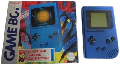 Nintendo Game Boy Cool Blue  "Sticker" Console