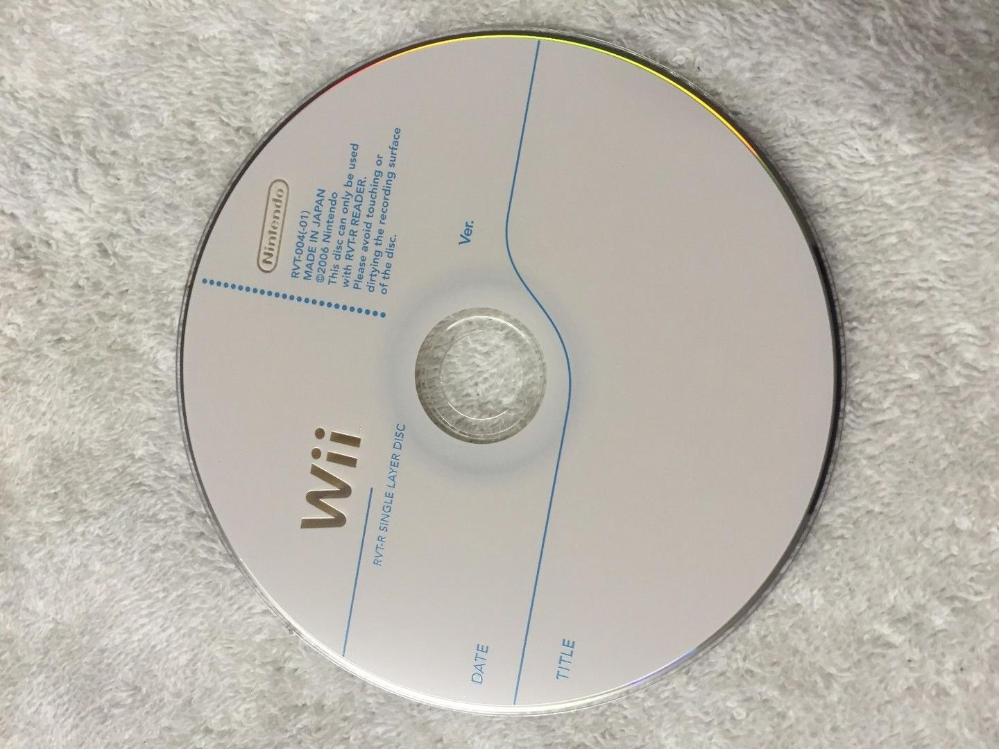  Nintendo Wii RVT-R Single Layer Disc