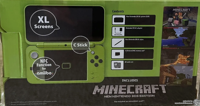 Consolevariations - New Nintendo 2DS XL Minecraft Creeper Console