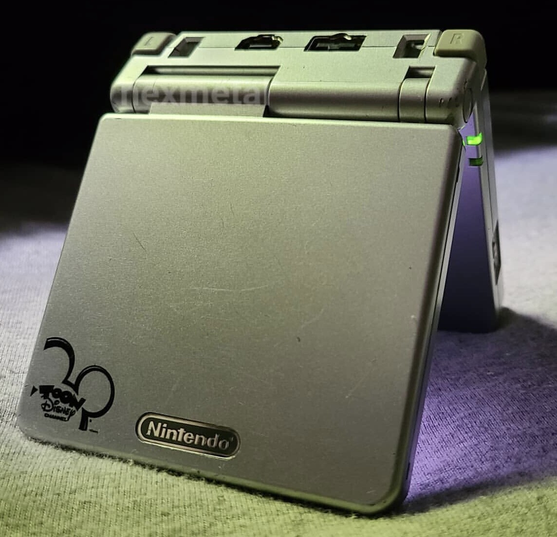  Nintendo Game Boy Advance SP Disney Channel Silver Console