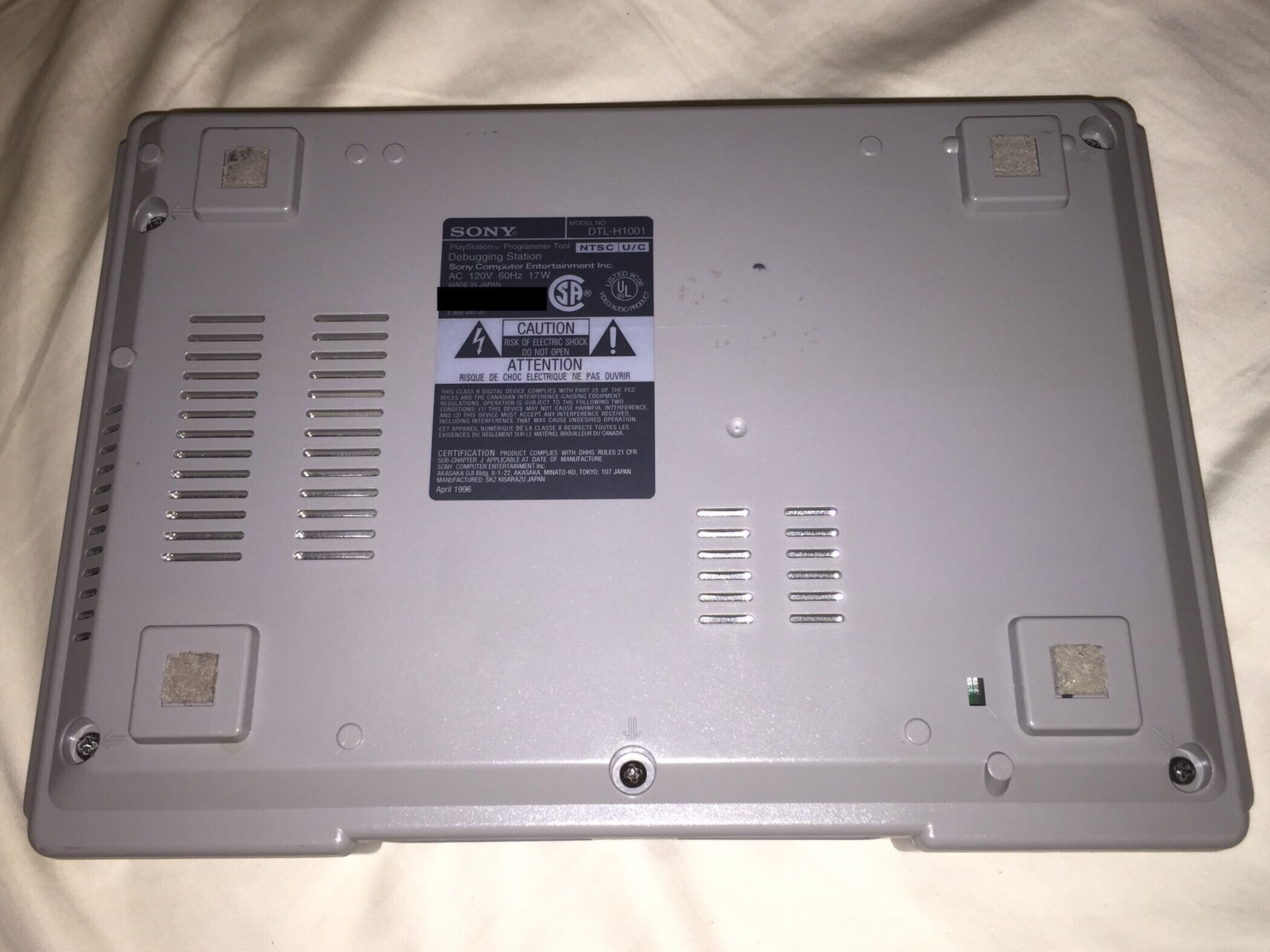 Sony PlayStation Gray Debug station - Consolevariations Sony PlayStation Gray Debug station - Consolevariations